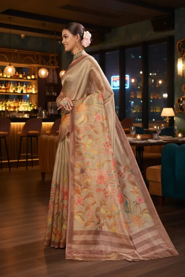 Gold_Tissue_Silk_Digital_Print_Kota_Doria_Zari_Saree_For_Women_|_With_Blouse_Piece