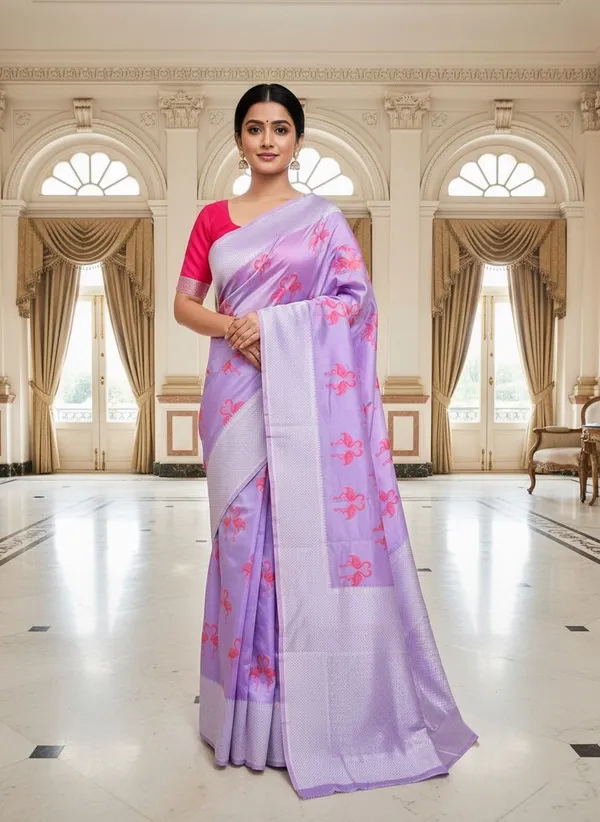 Purple_Kanjivaram_Pure_Silk_Zari_Woven_Saree_For_Women_|_With_Blouse_Piece