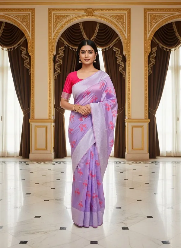 Purple_Kanjivaram_Pure_Silk_Zari_Woven_Saree_For_Women_|_With_Blouse_Piece
