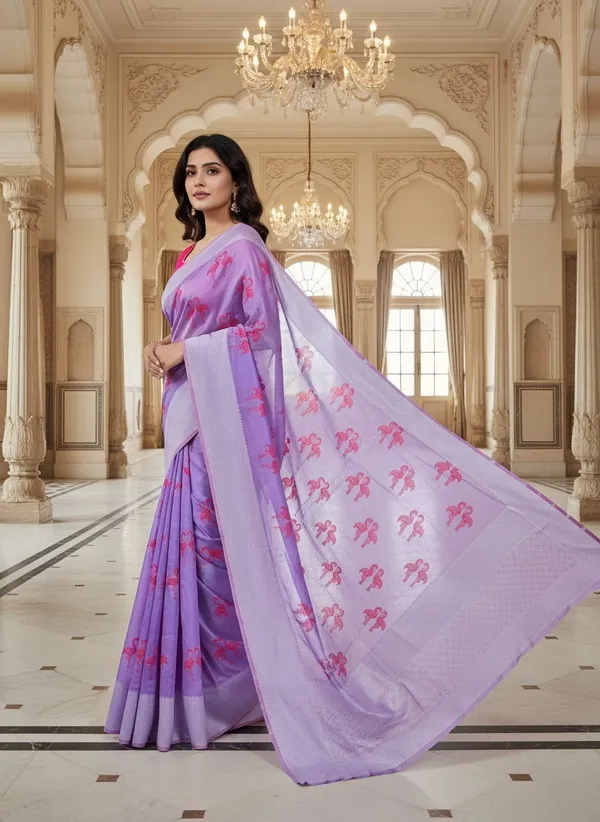 Purple_Kanjivaram_Pure_Silk_Zari_Woven_Saree_For_Women_|_With_Blouse_Piece