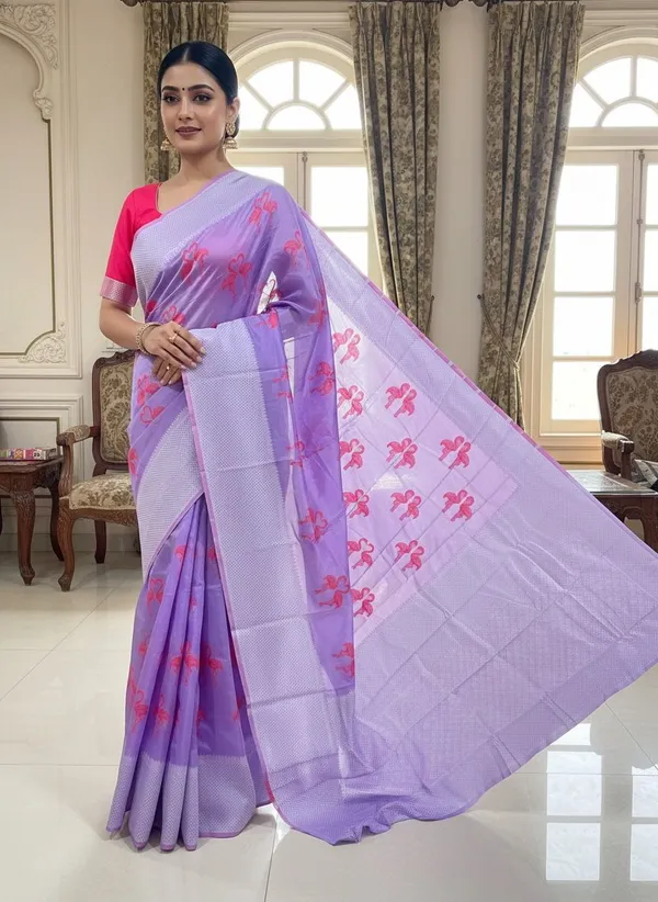 Purple_Kanjivaram_Pure_Silk_Zari_Woven_Saree_For_Women_|_With_Blouse_Piece