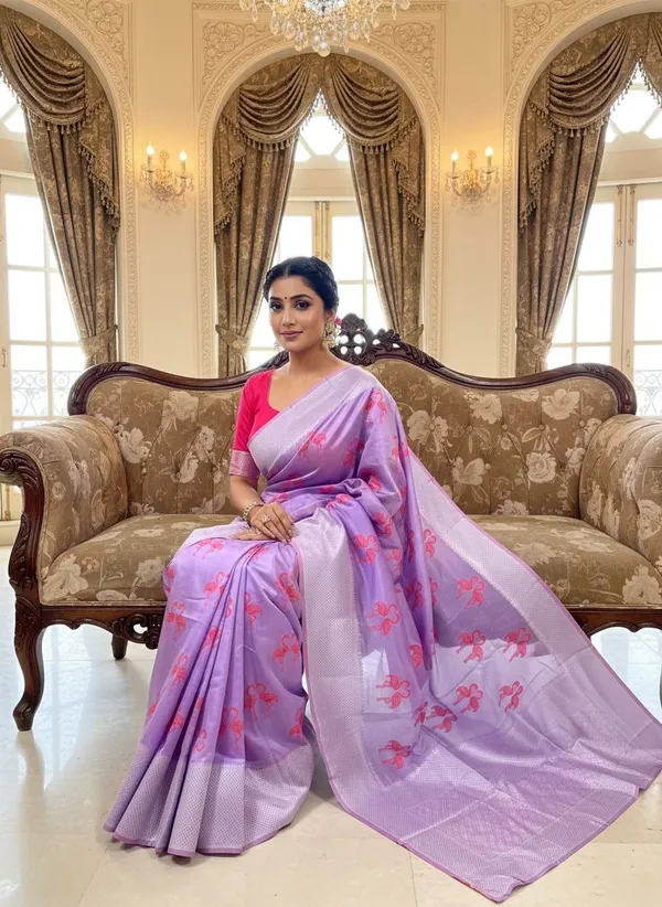 Purple_Kanjivaram_Pure_Silk_Zari_Woven_Saree_For_Women_|_With_Blouse_Piece