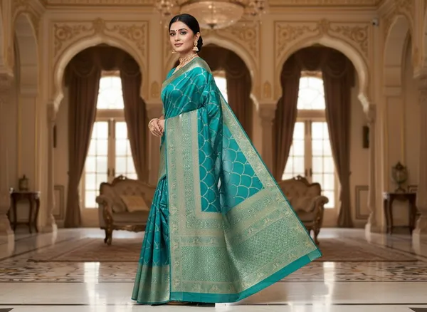 Light_Green_Kanjivaram_Pure_Silk_Zari_Woven_Saree_For_Women_|_With_Blouse_Piece