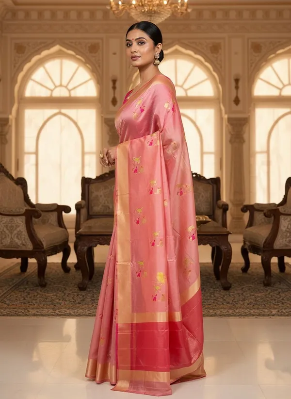 Pink_Kanjivaram_Pure_Silk_Zari_Woven_Embellished_Saree_For_Women_|_With_Blouse_Piece