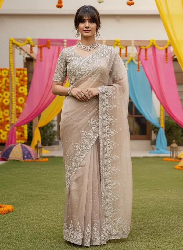 Beige_Satin_Embroidered_Bollywood_Saree_For_Women_|_With_Blouse_Piece