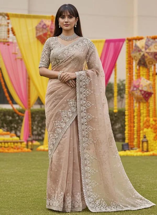 Beige_Satin_Embroidered_Bollywood_Saree_For_Women_|_With_Blouse_Piece