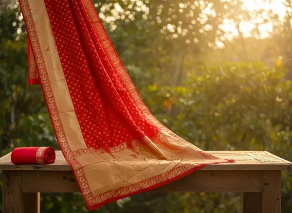 Red_Kanjivaram_Silk_Blend_Jacquard_Golden_Zari_Woven_Saree_For_Women_|_With_Blouse_Piece