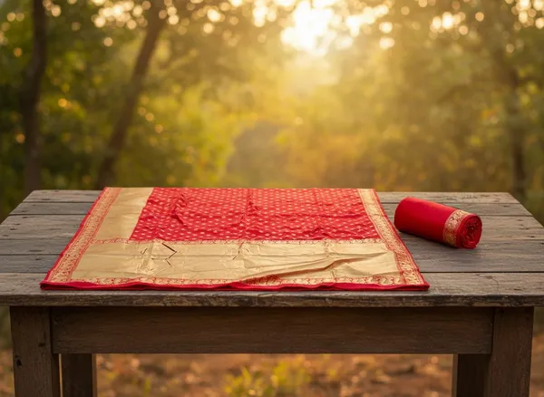 Red_Kanjivaram_Silk_Blend_Jacquard_Golden_Zari_Woven_Saree_For_Women_|_With_Blouse_Piece