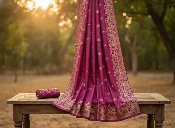 Purple_Georgette_Kanjivaram_Jacquard_Woven_Embellished_Saree_For_Women_|_With_Blouse_Piece