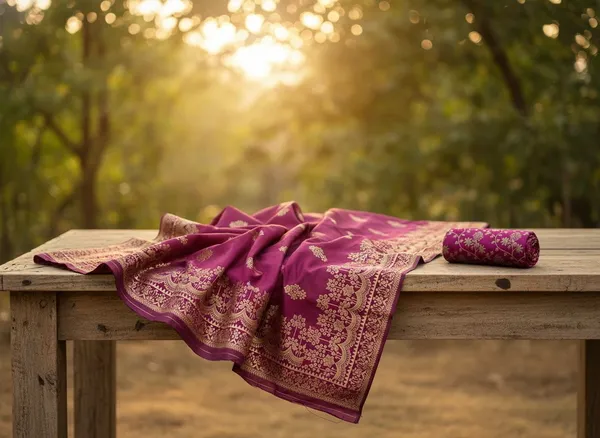 Purple_Georgette_Kanjivaram_Jacquard_Woven_Embellished_Saree_For_Women_|_With_Blouse_Piece