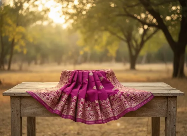 Purple_Georgette_Kanjivaram_Jacquard_Woven_Embellished_Saree_For_Women_|_With_Blouse_Piece
