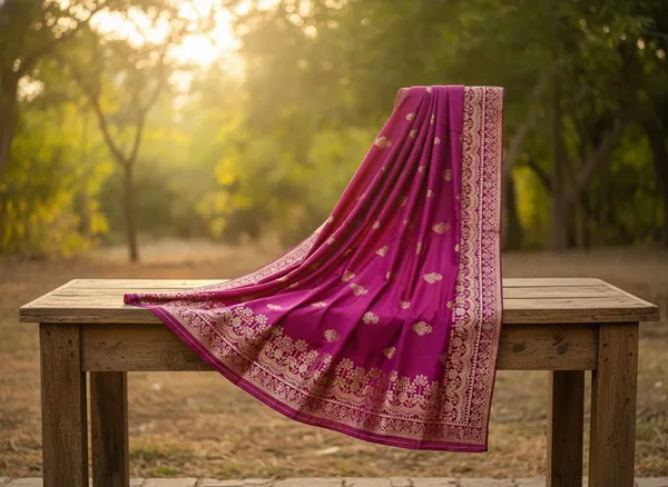 Purple_Georgette_Kanjivaram_Jacquard_Woven_Embellished_Saree_For_Women_|_With_Blouse_Piece