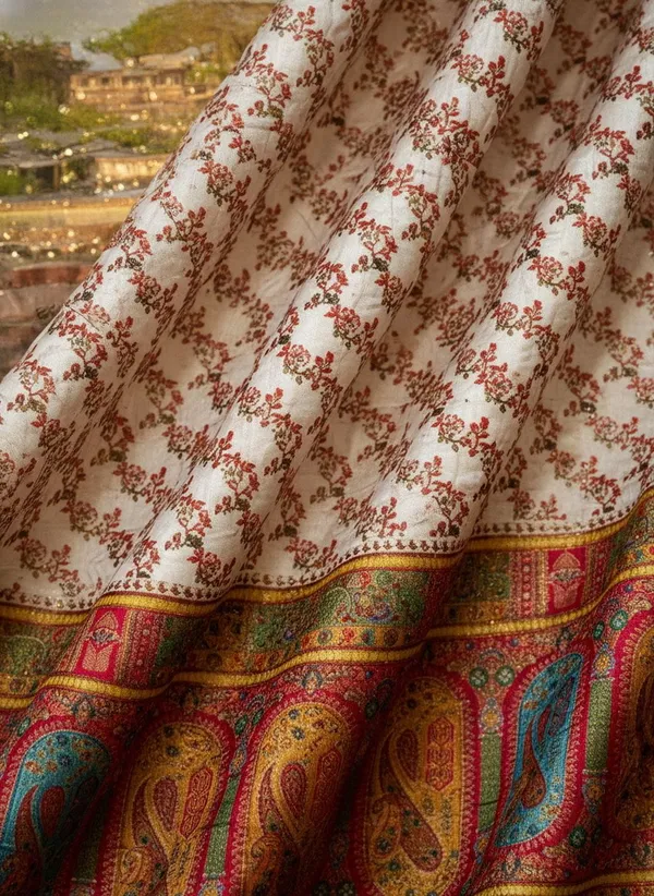 White_Banarasi_Pure_Silk_Woven_Saree_For_Women_|_With_Blouse_Piece