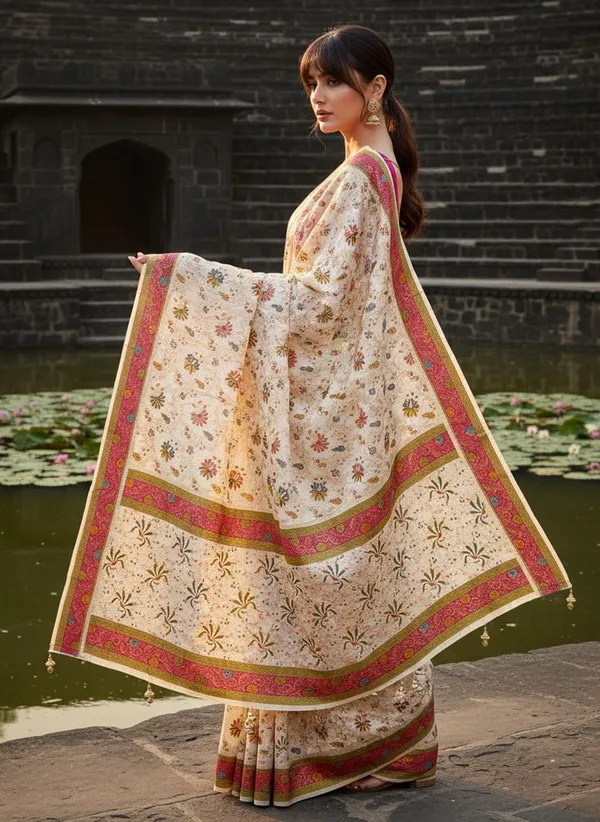 Sariya_White_Banarasi_Pure_Silk_Satin_Woven_Saree_For_Women_|_With_Blouse_Piece
