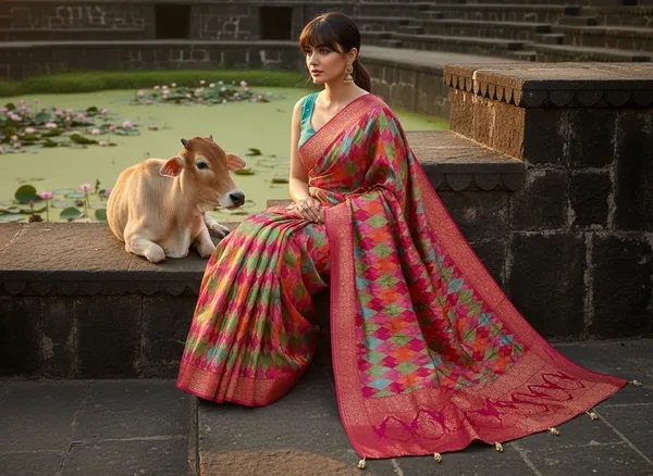 Pink_Banarasi_Pure_Silk_Satin_Jacquard_Woven_Saree_For_Women_|_With_Blouse_Piece