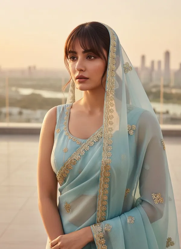 Light_Blue_Georgette_Embroidered_Embellished_Saree_For_Women_|_With_Blouse_Piece