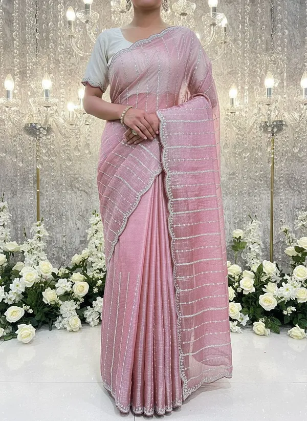 Pink_Organza_Embroidered_Sequin_Bollywood_Saree_For_Women_|_With_Blouse_Piece
