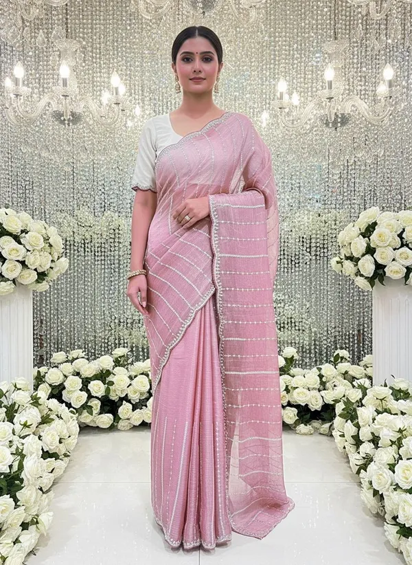 Pink_Organza_Embroidered_Sequin_Bollywood_Saree_For_Women_|_With_Blouse_Piece