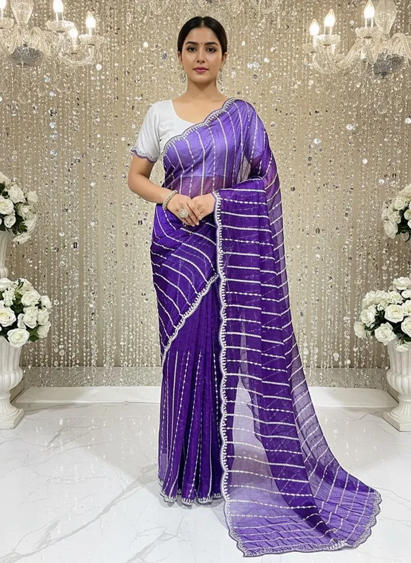Purple_Organza_Sequin_Zari_Embroidered_Bollywood_Saree_For_Women_|_With_Blouse_Piece