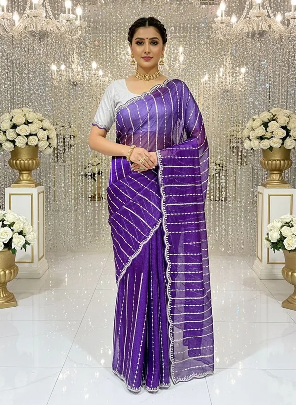 Purple_Organza_Sequin_Zari_Embroidered_Bollywood_Saree_For_Women_|_With_Blouse_Piece