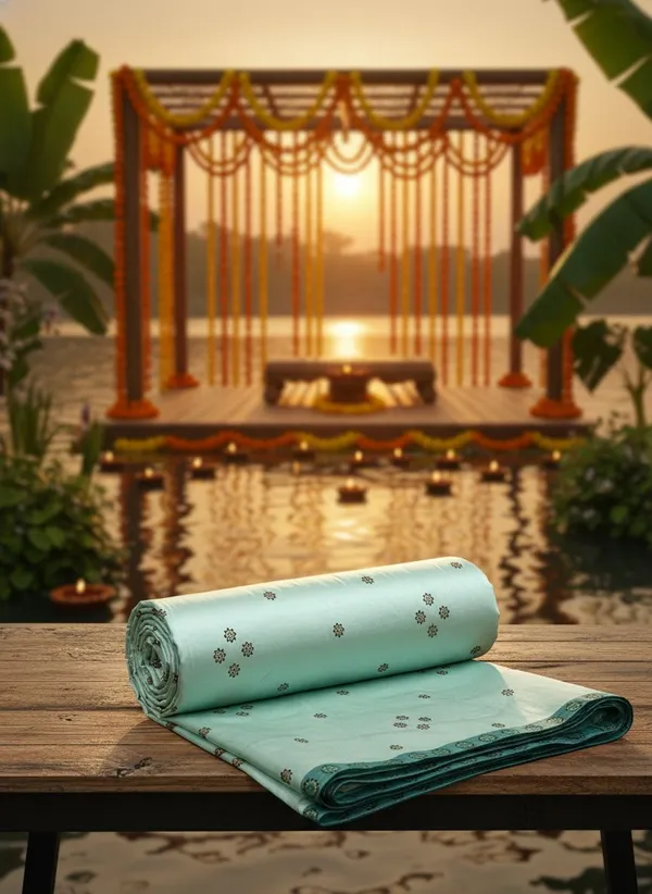 Sea_Green_Georgette_Embroidered_Floral_Saree_For_Women_|_With_Blouse_Piece