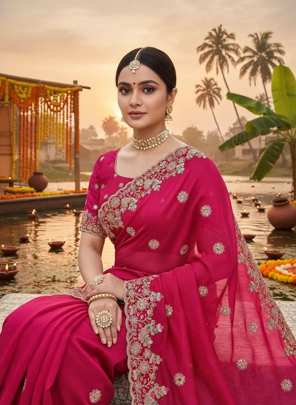 Pink_Satin_Embroidered_Embellished_Bollywood_Saree_For_Women_|_With_Blouse_Piece
