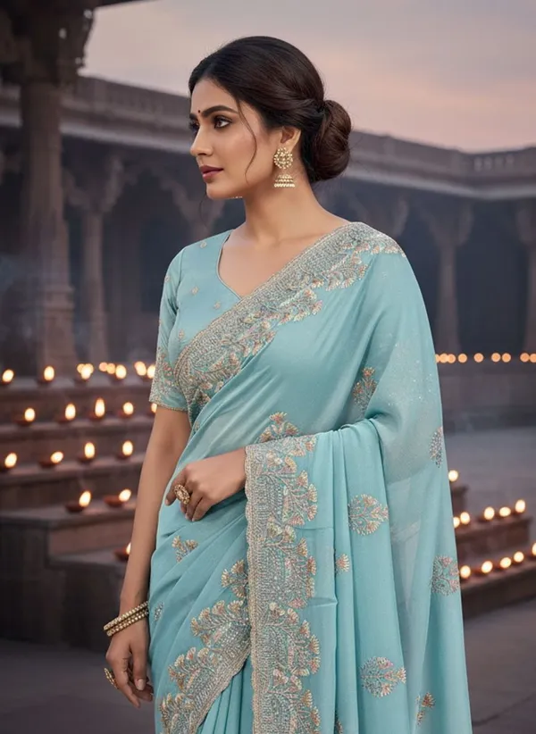 Light_Blue_Georgette_Embroidered_Bollywood_Saree_For_Women_|_With_Blouse_Piece