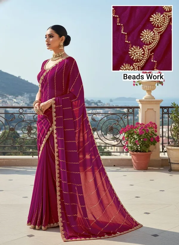 Magenta_Satin_Embroidered_Embellished_Bollywood_Saree_For_Women_|_With_Blouse_Piece