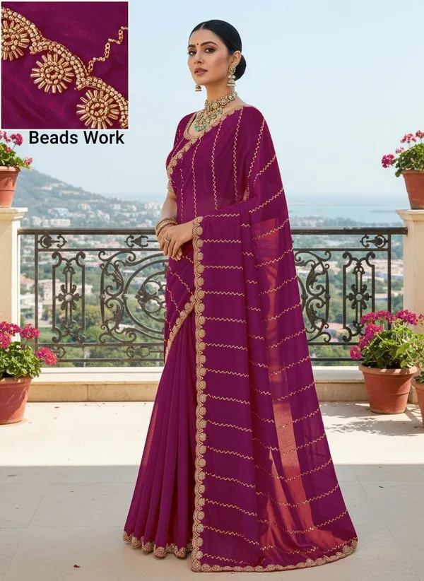 Magenta_Satin_Embroidered_Embellished_Bollywood_Saree_For_Women_|_With_Blouse_Piece