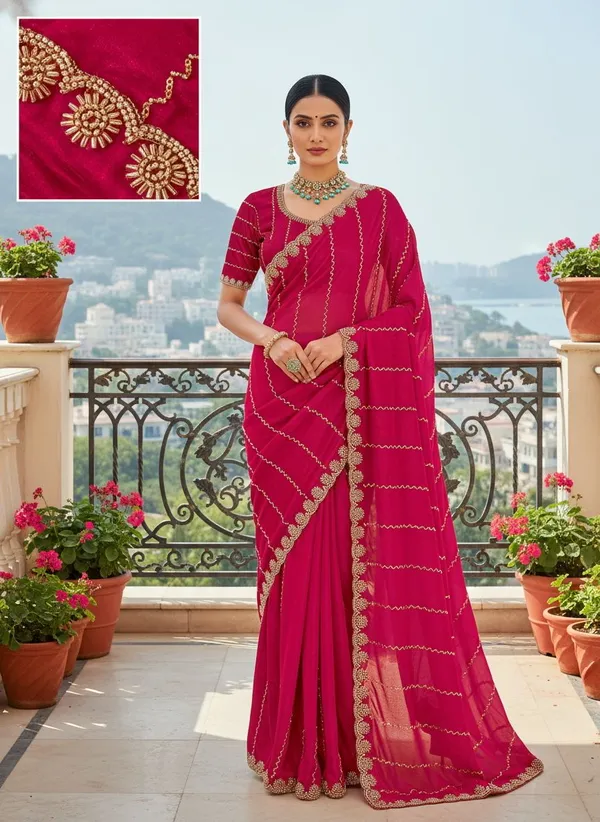 Pink_Satin_Embellished_Bollywood_Saree_For_Women_|_With_Blouse_Piece