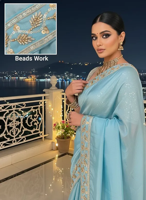 Light_Blue_Georgette_Beads_Lace_Embroidered_Bollywood_Saree_For_Women_|_With_Blouse_Piece