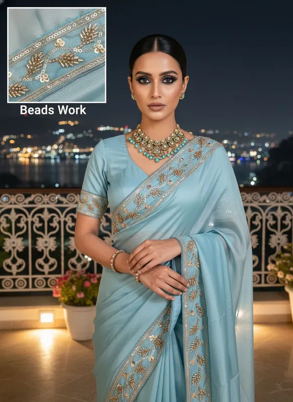 Light_Blue_Georgette_Beads_Lace_Embroidered_Bollywood_Saree_For_Women_|_With_Blouse_Piece