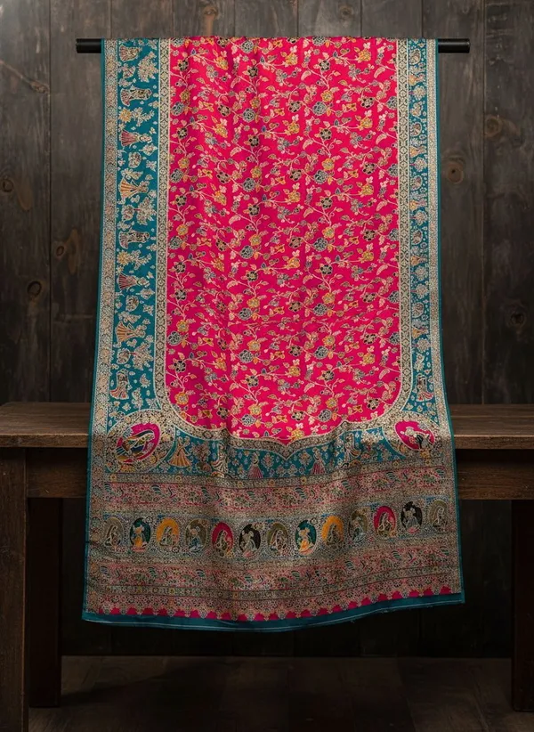Pink_Semi_Pashmina_Zari_Jacquard_Woven_Banarasi_Saree_For_Women_|_With_Blouse_Piece