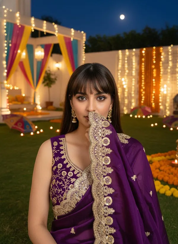Purple_Satin_Embroidered_Embellished_Bollywood_Saree_For_Women_|_With_Blouse_Piece