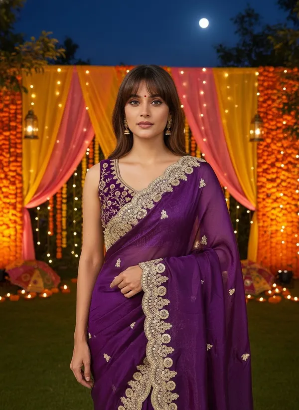 Purple_Satin_Embroidered_Embellished_Bollywood_Saree_For_Women_|_With_Blouse_Piece