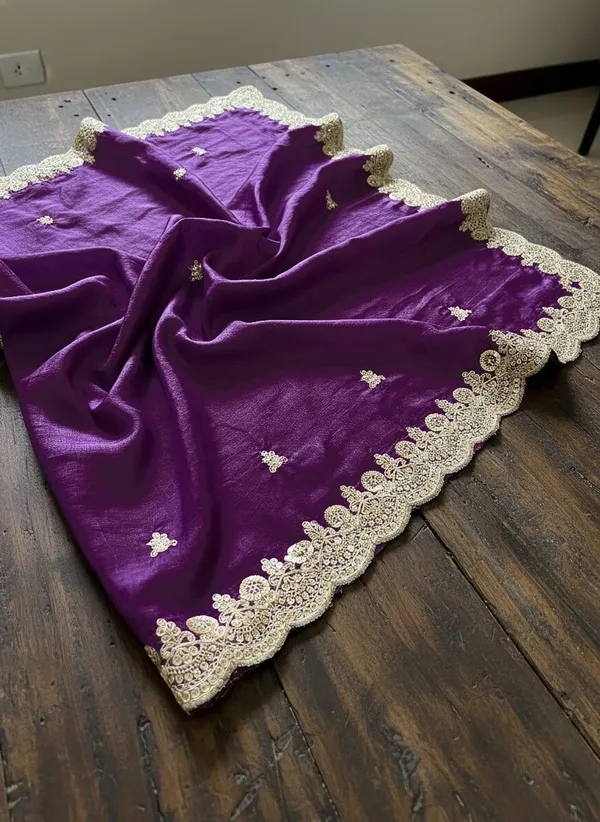 Purple_Satin_Embroidered_Embellished_Bollywood_Saree_For_Women_|_With_Blouse_Piece