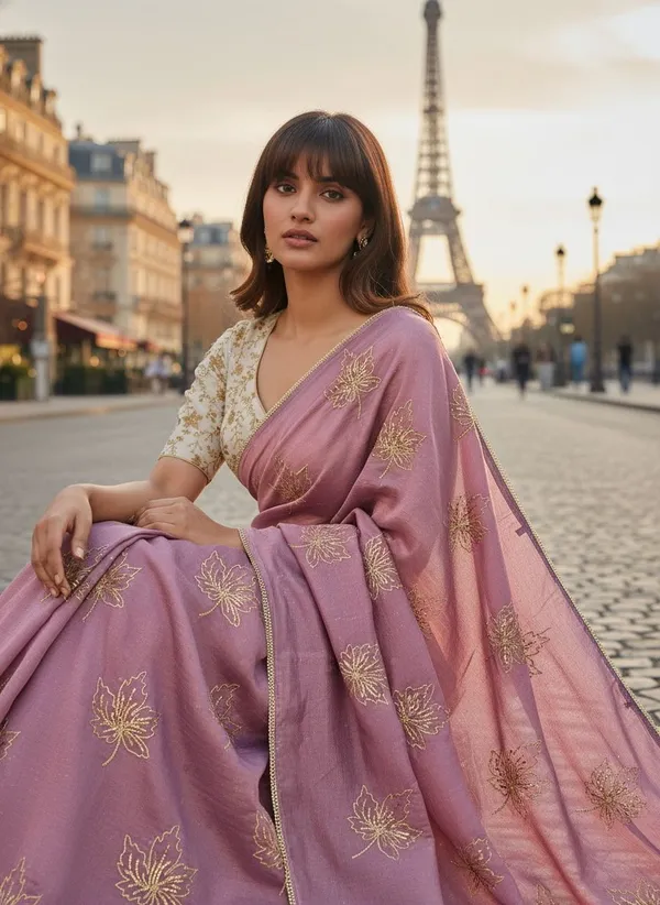 Mauve_Georgette_Silk_Blend_Zari_Embroidered_Bollywood_Saree_For_Women_|_With_Blouse_Piece