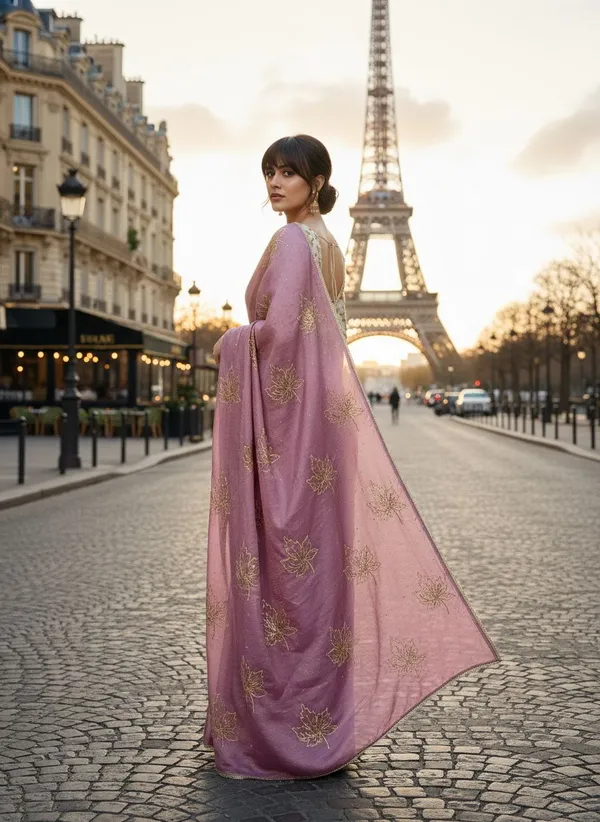 Mauve_Georgette_Silk_Blend_Zari_Embroidered_Bollywood_Saree_For_Women_|_With_Blouse_Piece