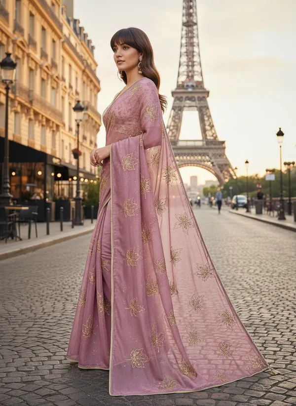 Mauve_Georgette_Silk_Blend_Zari_Embroidered_Bollywood_Saree_For_Women_|_With_Blouse_Piece