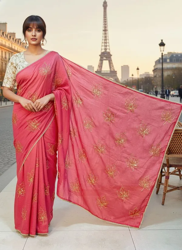Pink_Georgette_Zari_Sequence_Embroidered_Bollywood_Saree_For_Women_|_With_Blouse_Piece