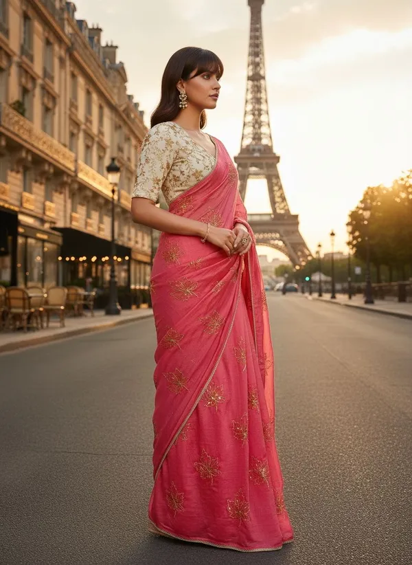 Pink_Georgette_Zari_Sequence_Embroidered_Bollywood_Saree_For_Women_|_With_Blouse_Piece