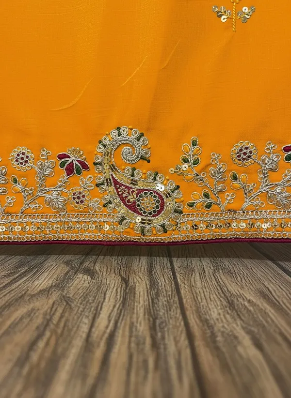 Sariya_Yellow_Georgette_Embroidered_Zari_Work_Saree_For_Women_|_With_Blouse_Piece