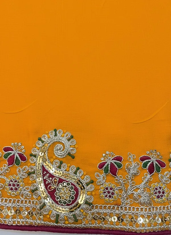 Sariya_Yellow_Georgette_Embroidered_Zari_Work_Saree_For_Women_|_With_Blouse_Piece