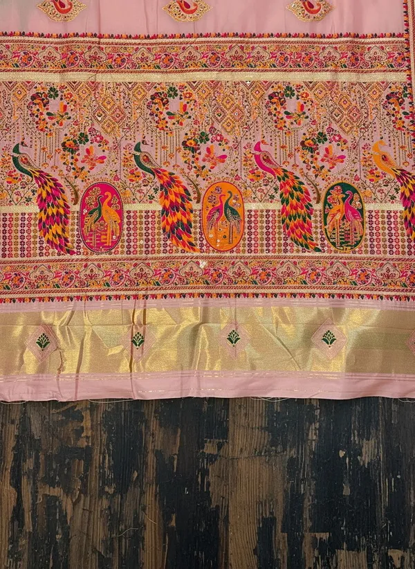 Pink_Semi_Pashmina_Jacquard_Woven_Zari_Saree_For_Women_|_With_Blouse_Piece