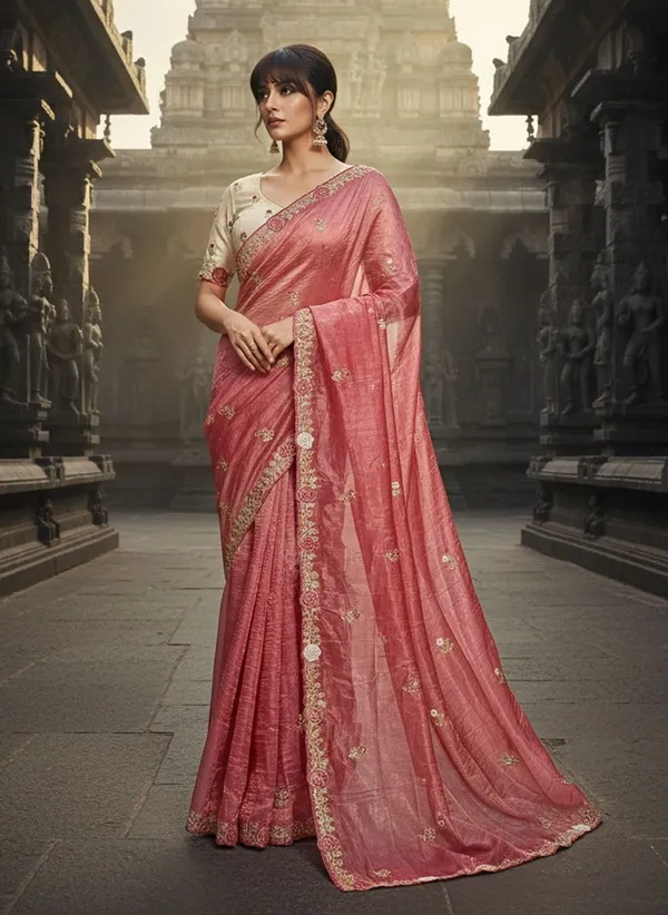 Onion_Pink_Tissue_Silk_Zari_Embroidered_Saree_For_Women_|_With_Blouse_Piece