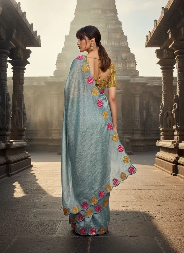 Light_Blue_Georgette_Sequin_Embroidered_Bollywood_Saree_For_Women_|_With_Blouse_Piece