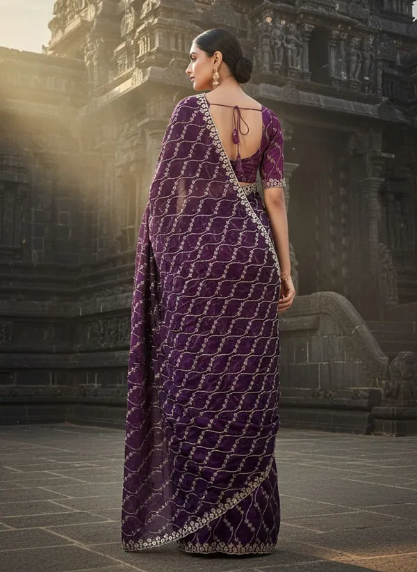 Purple_Satin_Tissue_Sequin_Embroidered_Saree_For_Women_|_With_Blouse_Piece