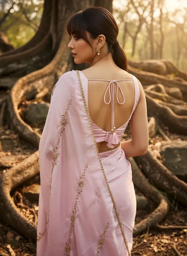 Pink_Georgette_Beads_Sequin_Embroidered_Saree_For_Women_|_With_Blouse_Piece