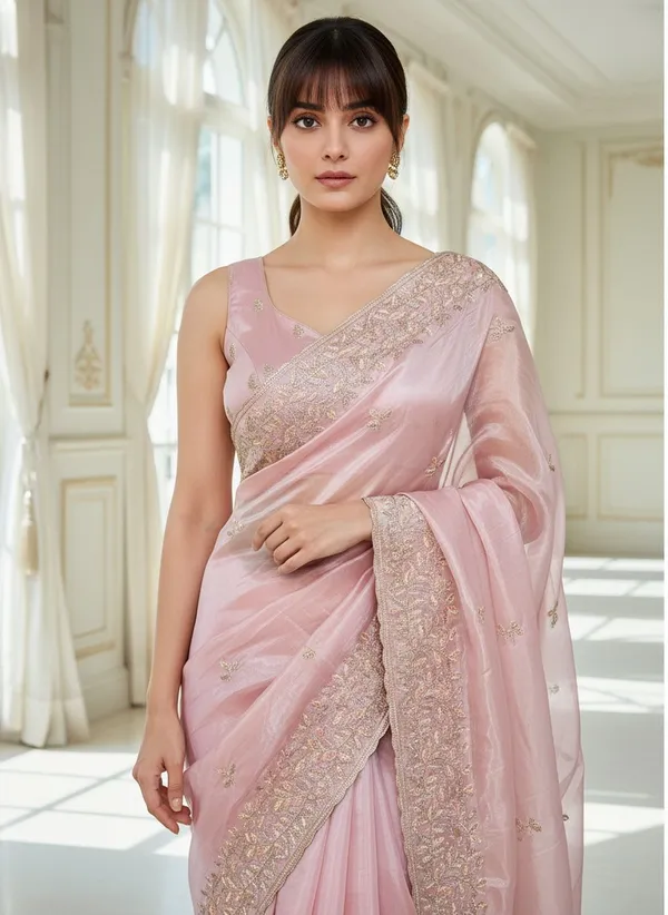 Pink_Satin_Embroidered_Embellished_Bollywood_Tissue_Saree_For_Women_|_With_Blouse_Piece