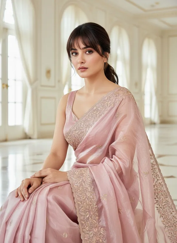 Pink_Satin_Embroidered_Embellished_Bollywood_Tissue_Saree_For_Women_|_With_Blouse_Piece